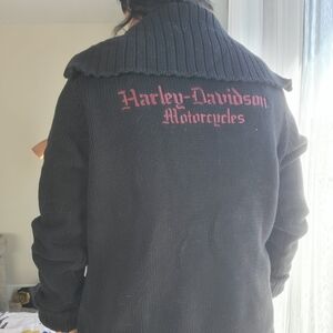 Harley-Davidson Black Knit Jacket